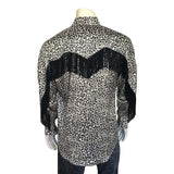 Rockmount Clothing Men's Rock Star Leopard Fringe Western Shirt - Rockmount Clothing - Flyclothing LLC