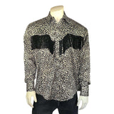 Rockmount Clothing Men's Rock Star Leopard Fringe Western Shirt - Rockmount Clothing - Flyclothing LLC