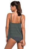 Full Size Spaghetti Strap Scoop Neck Tankini Set - Trendsi - Flyclothing LLC