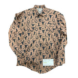 Rockmount Clothing Men's Vintage Brown Lariat Boot Print Steer Skull Embroidery - Rockmount Clothing - Flyclothing LLC