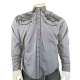 Rockmount Clothing Men's Grey Vintage Bull Rider Embroidery - Rockmount Clothing - Flyclothing LLC