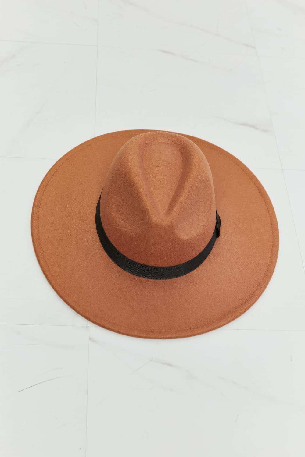 Fame Enjoy The Simple Things Fedora Hat - Trendsi - Flyclothing LLC