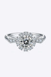 1 Carat Moissanite 925 Sterling Silver Ring - Trendsi - Flyclothing LLC
