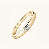 925 Sterling Silver Inlaid Moissanite Ring - Trendsi - Flyclothing LLC