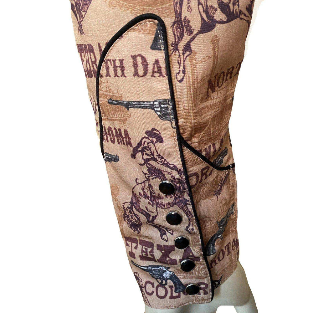 Rockmount Clothing Men's Vintage Brown Western States - Rockmount Clothing - Flyclothing LLC