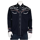 Rockmount Ranch Wear Mens Star & Scroll Embroidered Western Shirt - Rockmount Clothing - Flyclothing LLC