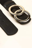 Zinc Alloy Buckle Elastic PU Belt - Trendsi - Flyclothing LLC