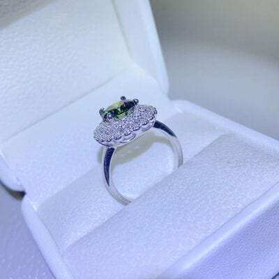 2 Carat Moissanite 925 Sterling Silver Ring - Trendsi - Flyclothing LLC