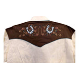 Rockmount Clothing Men's Vintage 2-Tone Horsehoe Embroidery - Rockmount Clothing - Flyclothing LLC