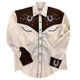 Rockmount Clothing Men's Vintage 2-Tone Horsehoe Embroidery - Rockmount Clothing - Flyclothing LLC