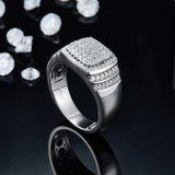 Moissanite 925 Sterling Silver Ring - Trendsi - Flyclothing LLC