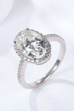 4.5 Carat Moissanite Halo Ring - Trendsi - Flyclothing LLC