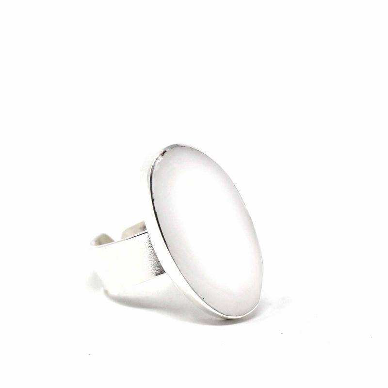 Ring, Oval Mother of Pearl - Artisana - Flyclothing LLC