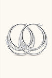 Moissanite 925 Sterling Silver Layered Earrings - Trendsi - Flyclothing LLC
