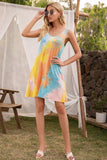 Tie-Dye Sleeveless Dress with Pockets - Trendsi - Flyclothing LLC