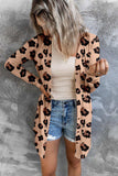 Printed Button Front Longline Cardigan - Trendsi - Flyclothing LLC
