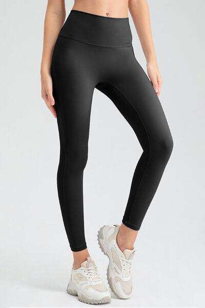 High Waist Skinny Active Pants - Trendsi - Flyclothing LLC