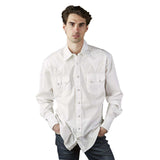 Rockmount Ranch Wear Mens Classic Pima Cotton White Western Shirt - Rockmount Clothing - Flyclothing LLC