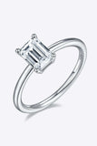 1 Carat Moissanite 925 Sterling Silver Solitaire Ring - Trendsi - Flyclothing LLC