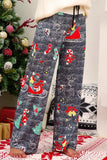 Christmas Straight Leg Pants - Trendsi - Flyclothing LLC