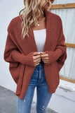 Open Front Long Sleeve Cardigan - Trendsi - Flyclothing LLC