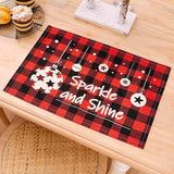 Assorted 2-Piece Plaid Placemats - Trendsi - Flyclothing LLC