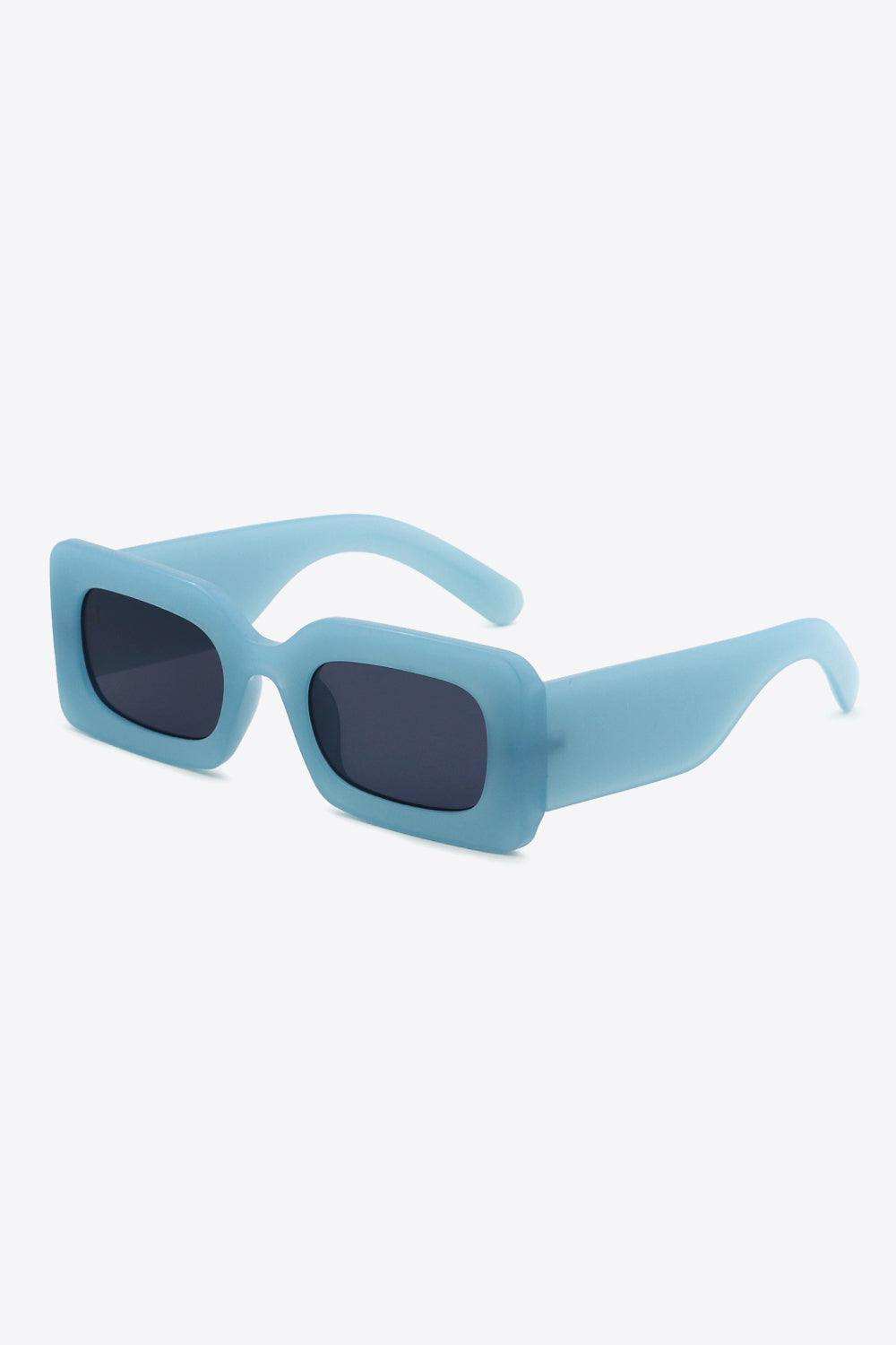 Polycarbonate Frame Rectangle Sunglasses - Trendsi - Flyclothing LLC