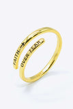 FAITH OVER FEAR Bypass Ring - Trendsi - Flyclothing LLC
