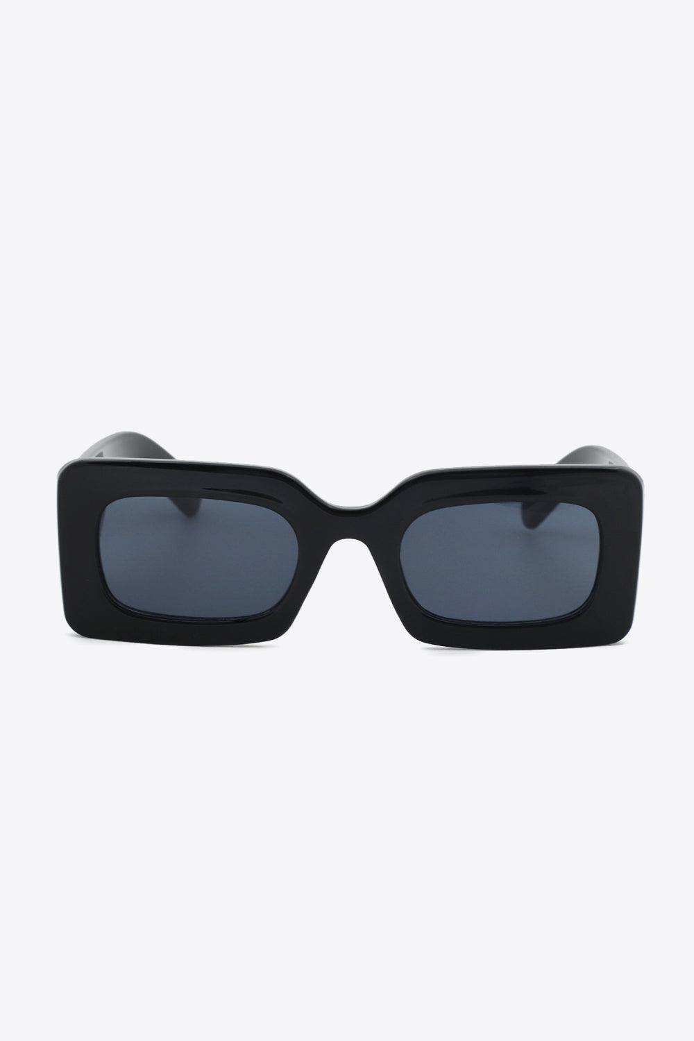 Polycarbonate Frame Rectangle Sunglasses - Trendsi - Flyclothing LLC