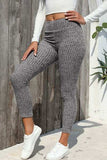 Ribbed High Waist Leggings - Trendsi - Flyclothing LLC