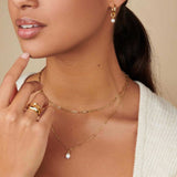 Titanium Steel Inlaid Zircon Pendant Necklace - Trendsi - Flyclothing LLC