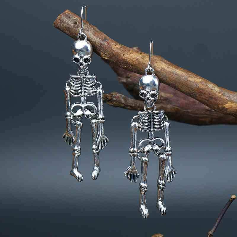 Skeleton Alloy Earrings - Trendsi - Flyclothing LLC