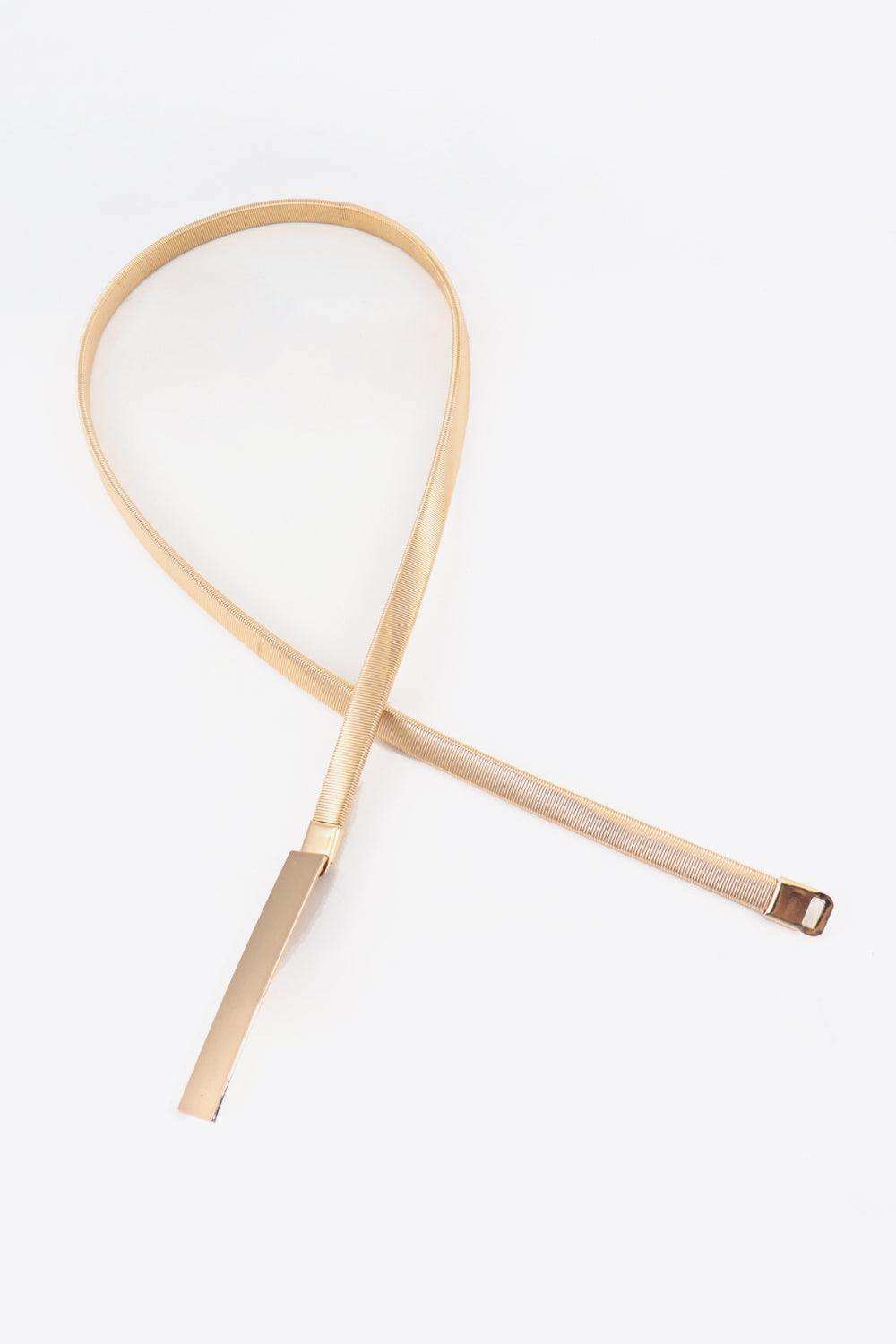 Elastic Iron Skinny Belt - Trendsi - Flyclothing LLC