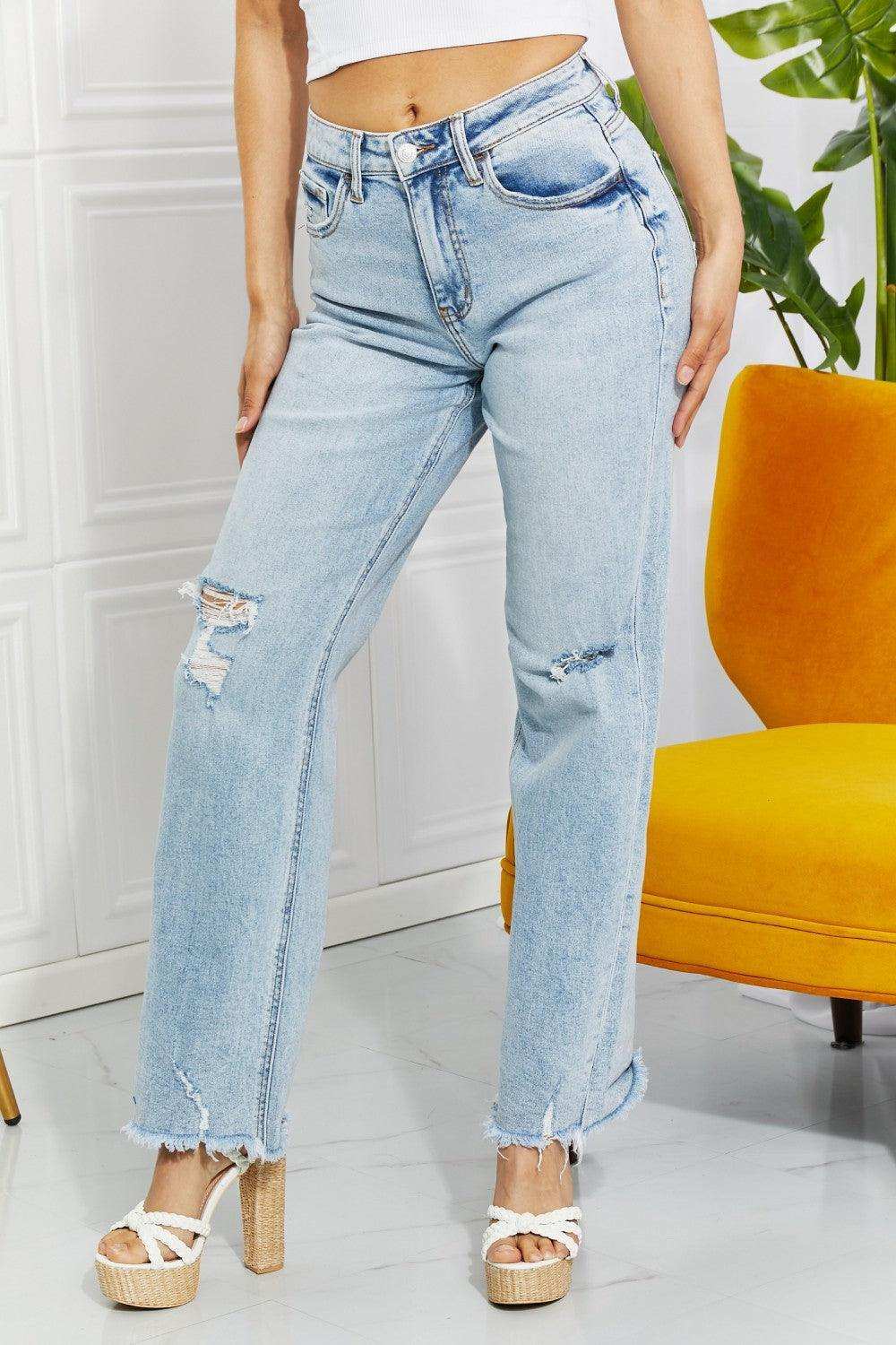Vervet by Flying Monkey Full Size Allie 90's Dad Jean - Trendsi - Flyclothing LLC