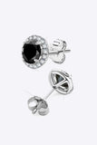 Two-Tone 4-Prong Moissanite Stud Earrings - Trendsi - Flyclothing LLC