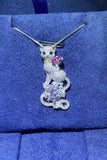 2 Carat Moissanite 925 Sterling Silver Necklace - Trendsi - Flyclothing LLC