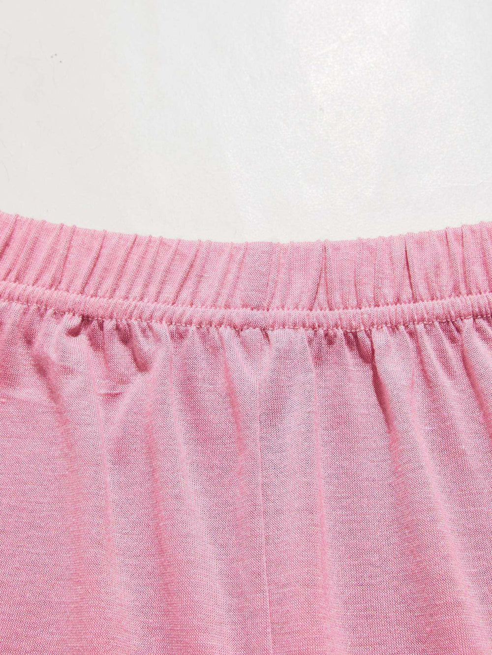 V-Neck Lace Trim Slit Cami and Pants Pajama Set - Trendsi - Flyclothing LLC