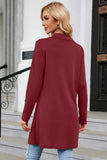 Open Front Long Sleeve Cardigan - Trendsi - Flyclothing LLC