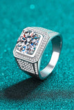 Bring It Home 925 Sterling Silver Moissanite Ring - Trendsi - Flyclothing LLC