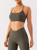 Spaghetti Strap Active Bra - Trendsi - Flyclothing LLC