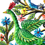 Peacock in Tree Haitian Metal Drum Wall Art - Haitian Artisans - Flyclothing LLC
