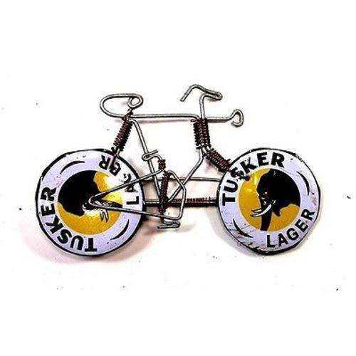 Wire Bicycle Pin with Tusker Wheels - Creative Alternatives - Creative Alternatives - Flyclothing LLC