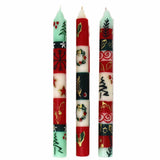 Set of Three Boxed Tall Hand-Painted Candles - Ukhisimui Design - Nobunto - Nobunto - Flyclothing LLC