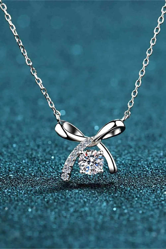 Moissanite 925 Sterling Silver Necklace - Trendsi - Flyclothing LLC