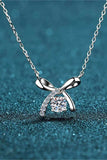 Moissanite 925 Sterling Silver Necklace - Trendsi - Flyclothing LLC