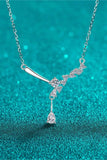 1 Carat Moissanite 925 Sterling Silver Necklace - Trendsi - Flyclothing LLC