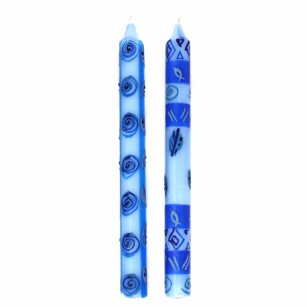 Tall Hand Painted Candles - Pair -Feruzi Design - Nobunto - Nobunto - Flyclothing LLC