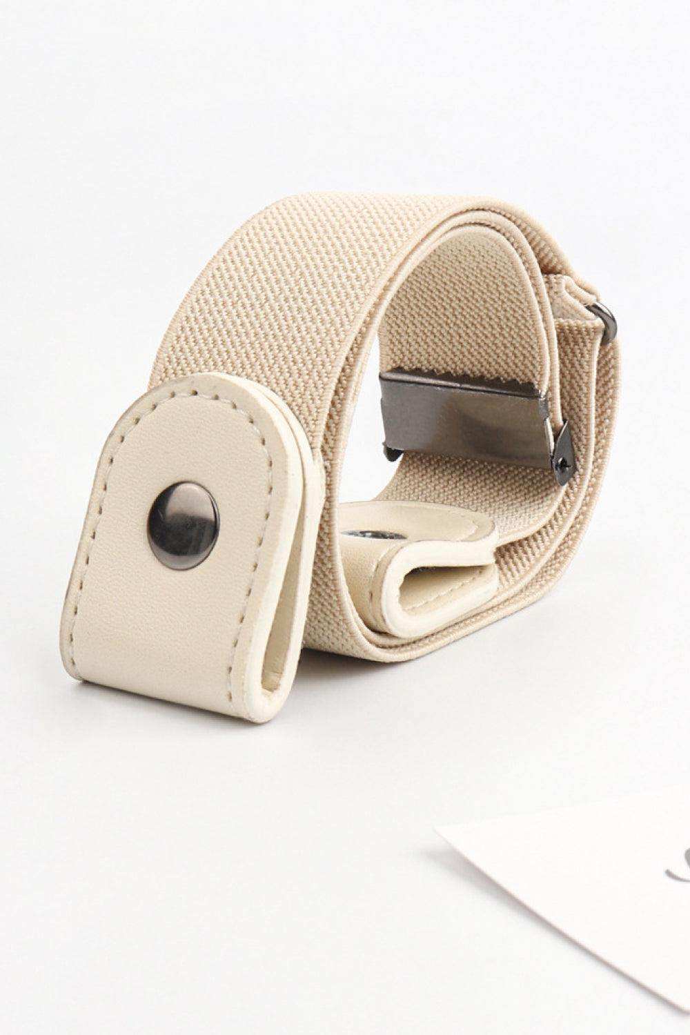 PU Elastic Snap Closure Belt - Trendsi - Flyclothing LLC