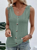 Full Size Scoop Neck Sleeveless Tank Top - Trendsi - Flyclothing LLC
