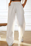 Drawstring Wide Leg Pants with Pocketed - Trendsi - Flyclothing LLC